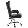 Voir la diapositive 3 : VIDAXL Chaise de bureau Gris Tissu