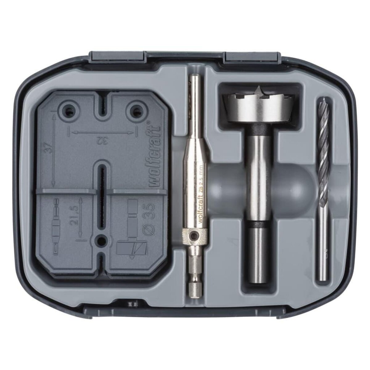 WOLFCRAFT wolfcraft Jeu de trous de charniere 5 pcs 35 mm