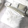 Voir la diapositive 2 : COTE DECO Housse de couette 240x220 + 2 taies SOLIFLORE 100% Coton 57 fils