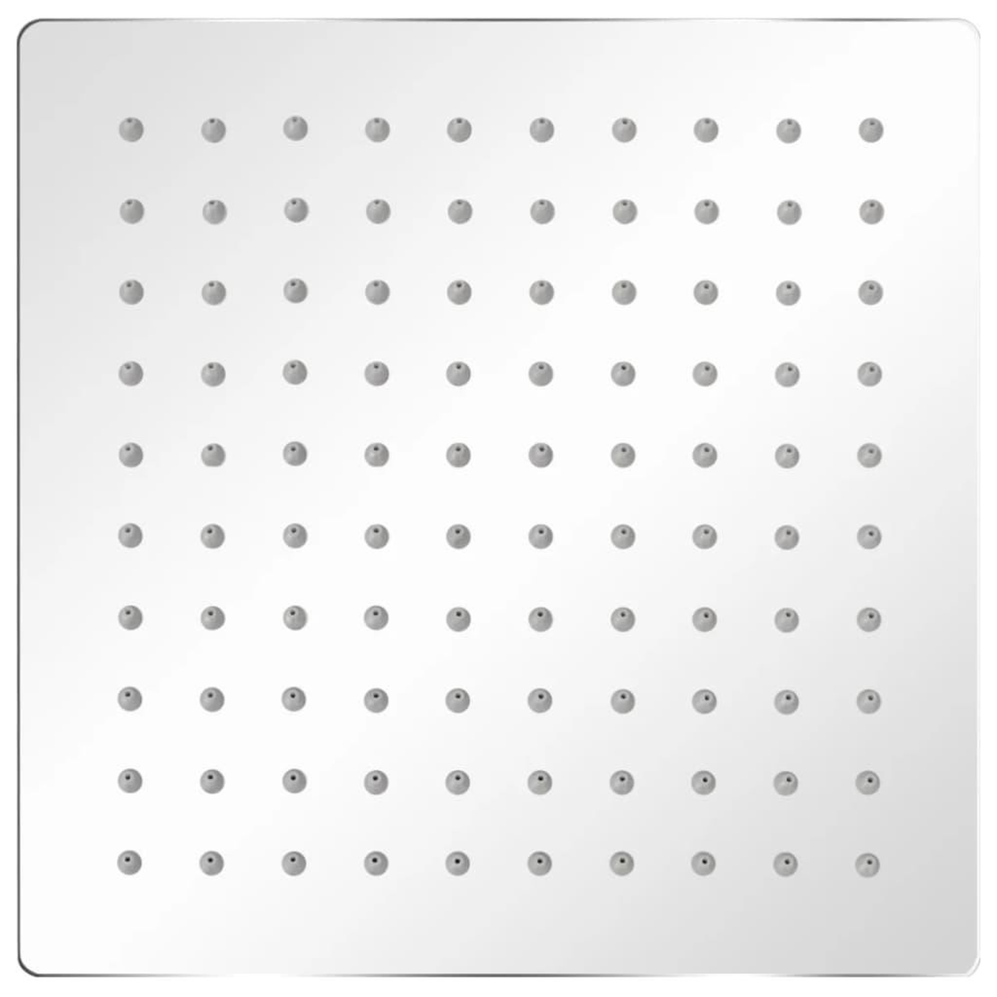 Voir la diapositive 2 : VIDAXL Tete de douche plongeante carree en acier inoxydable 20x20 cm