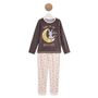 Voir la diapositive 1 : IN EXTENSO Ensemble pyjama velours lapin fille