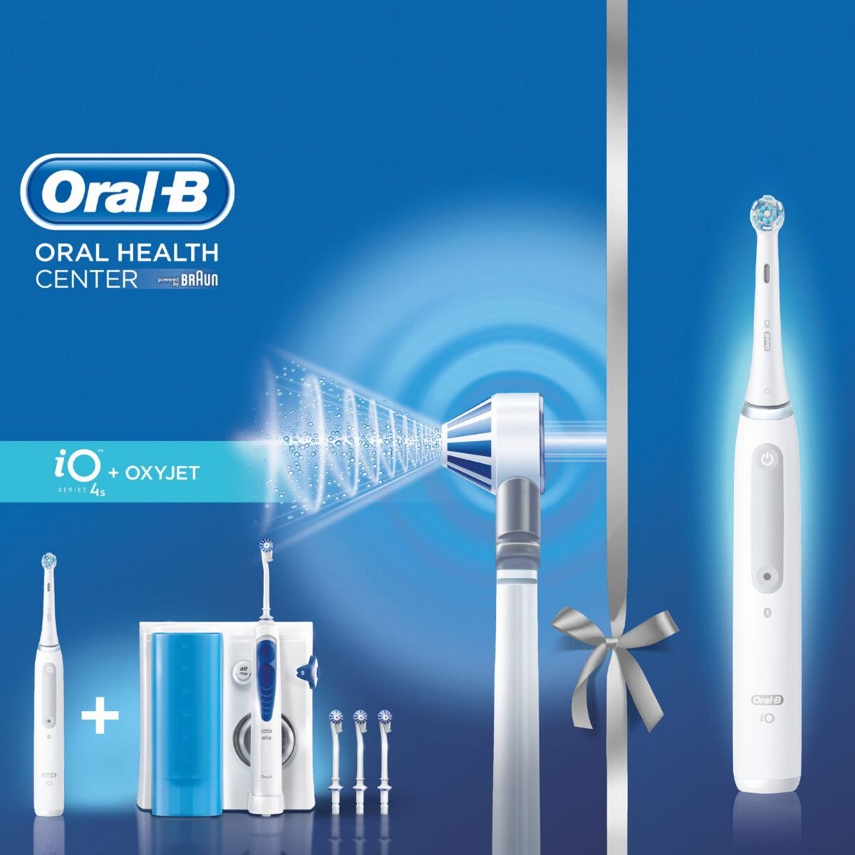 ORAL B Brosse à dents électrique Oxyjet + IO 4