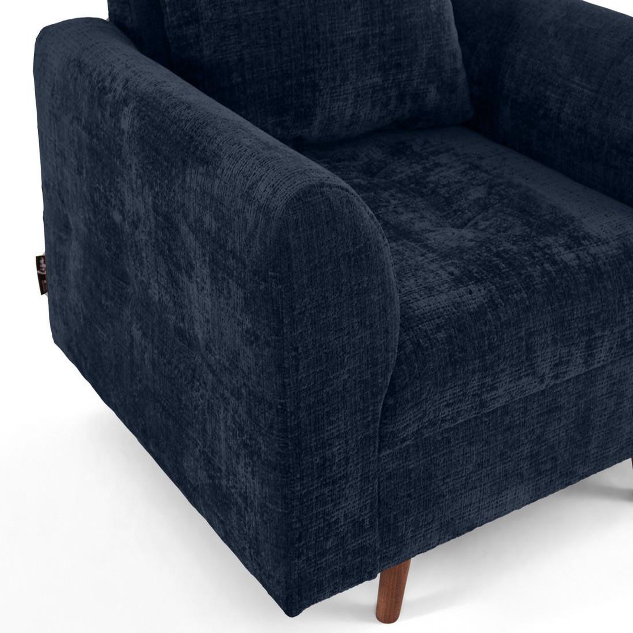 Voir la diapositive 5 : LISA DESIGN Rune - fauteuil en velours texturé