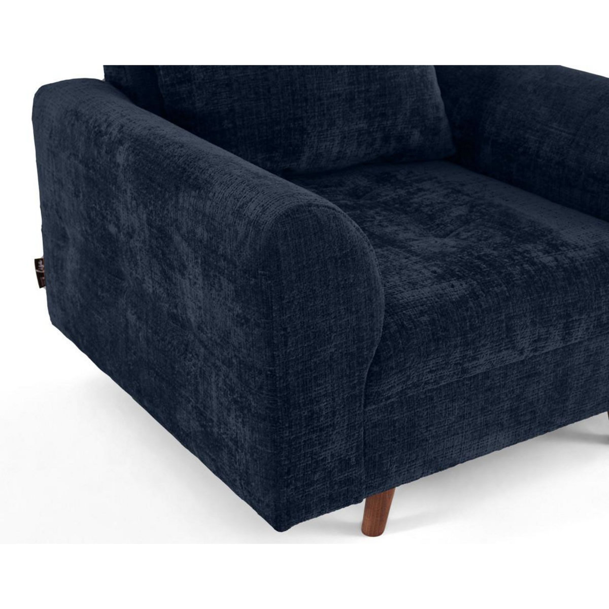 LISA DESIGN Rune - fauteuil en velours texturé