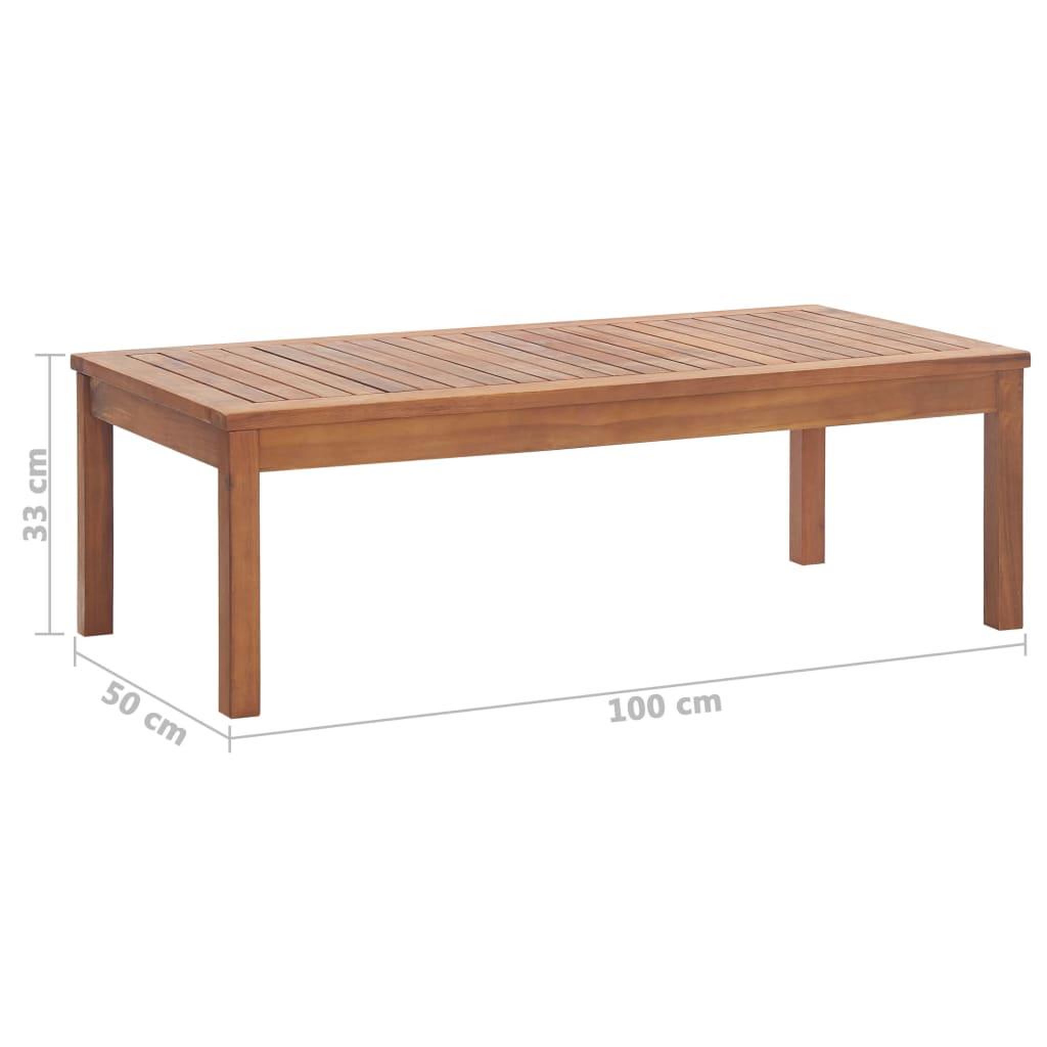Voir la diapositive 6 : VIDAXL Salon de jardin avec coussins 4 pcs Bois d'acacia solide