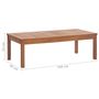 Voir la diapositive 6 : VIDAXL Salon de jardin avec coussins 4 pcs Bois d'acacia solide