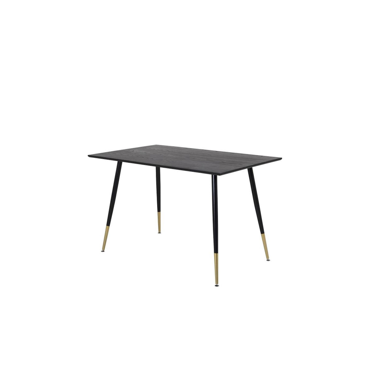 Paris Prix Table à Manger Design  Dipp  120cm Noir & Or