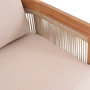 Voir la diapositive 3 : SWEEEK Salon de jardin bois d'acacia et cordes 4 places beige - Maui