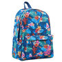 Voir la diapositive 2 : FREEGUN Sac à dos 1 compartiment bleu motifs fleurs 