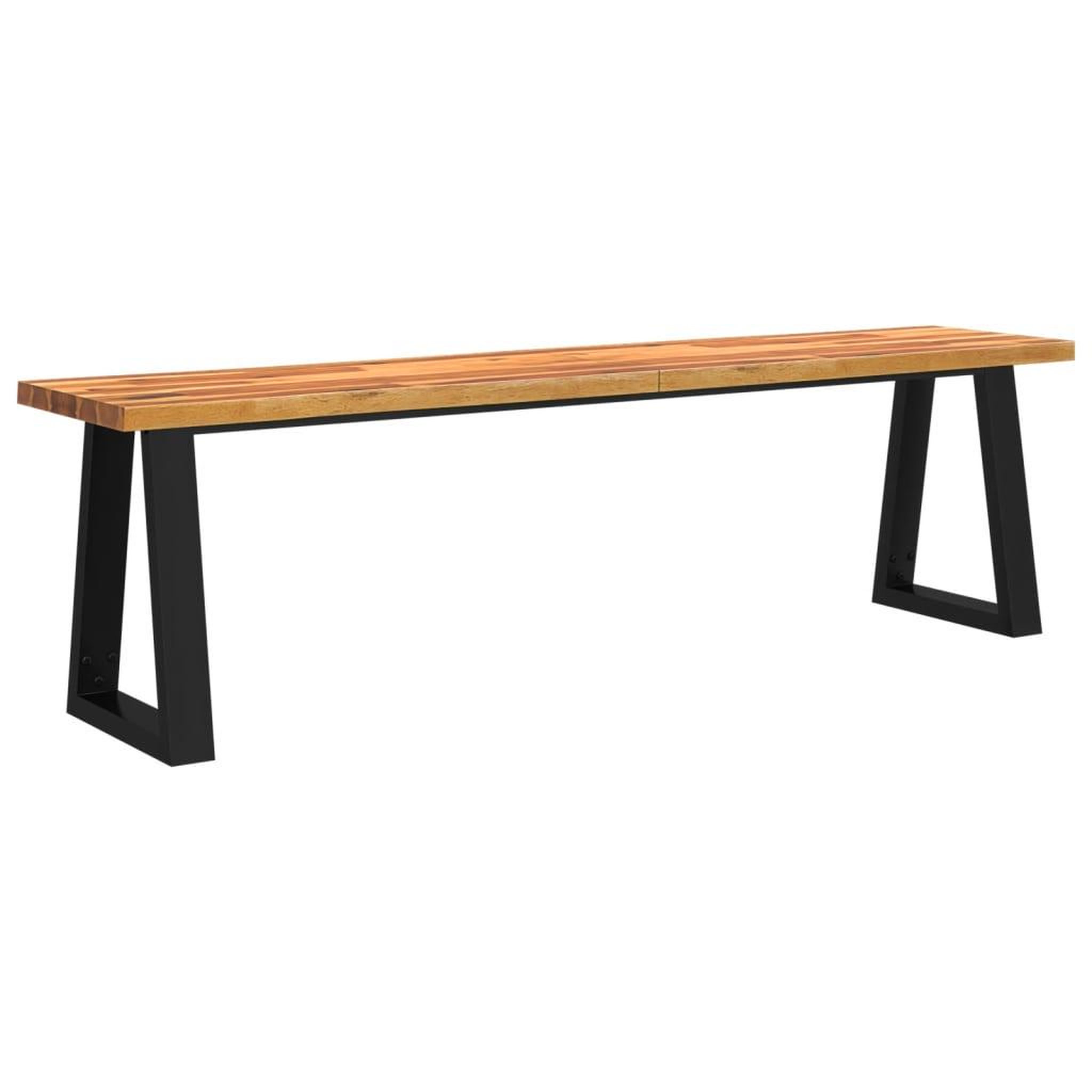 Voir la diapositive 2 : VIDAXL Banc avec bord vivant 160 cm bois d'acacia massif