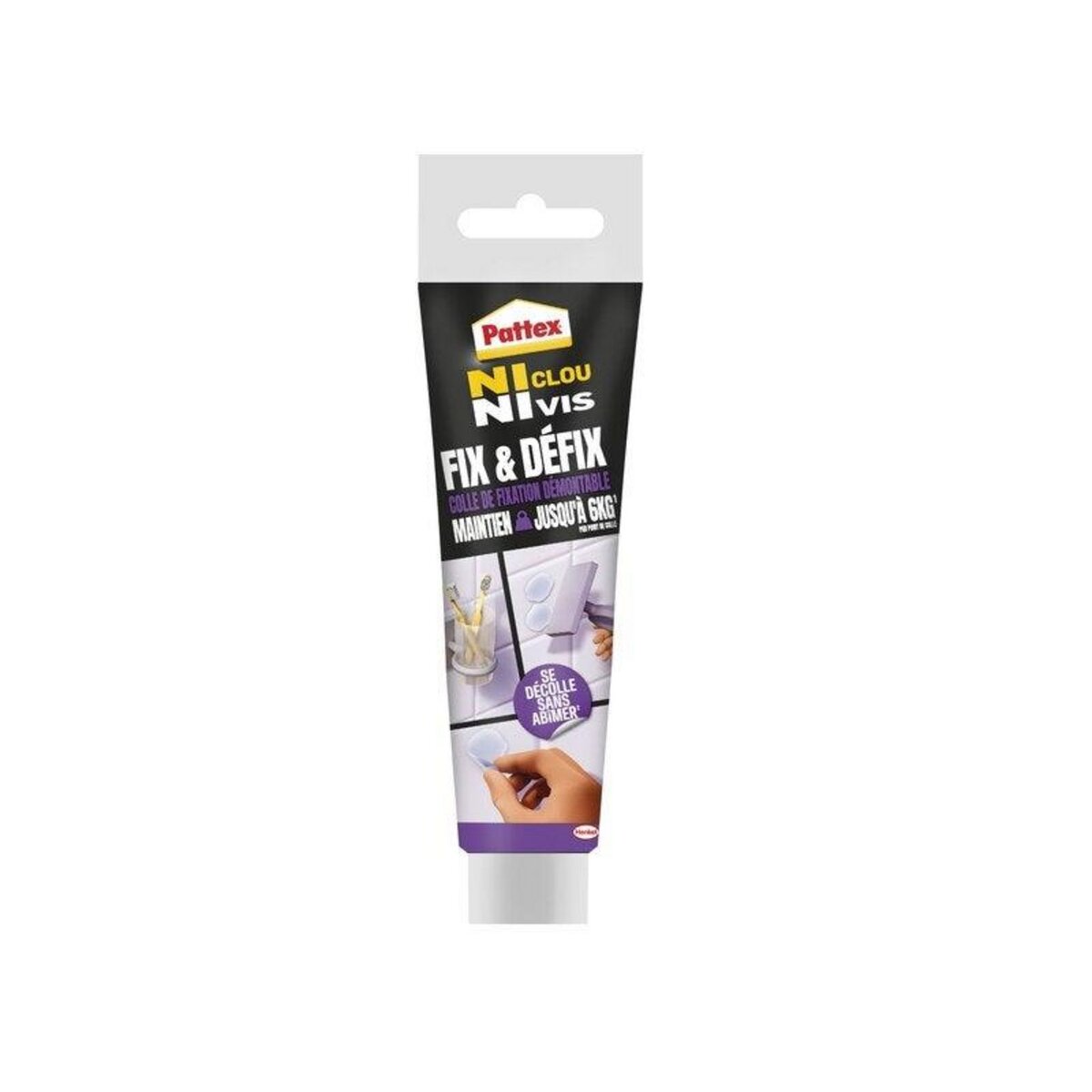PATTEX Colle fixation pattex ni clou ni vis fix & defix tube 44g