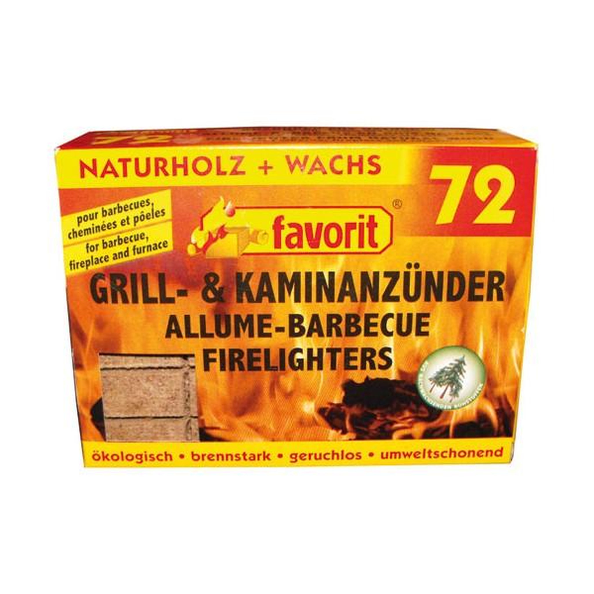Favorit Allume feu bois compressé x72 - 1828