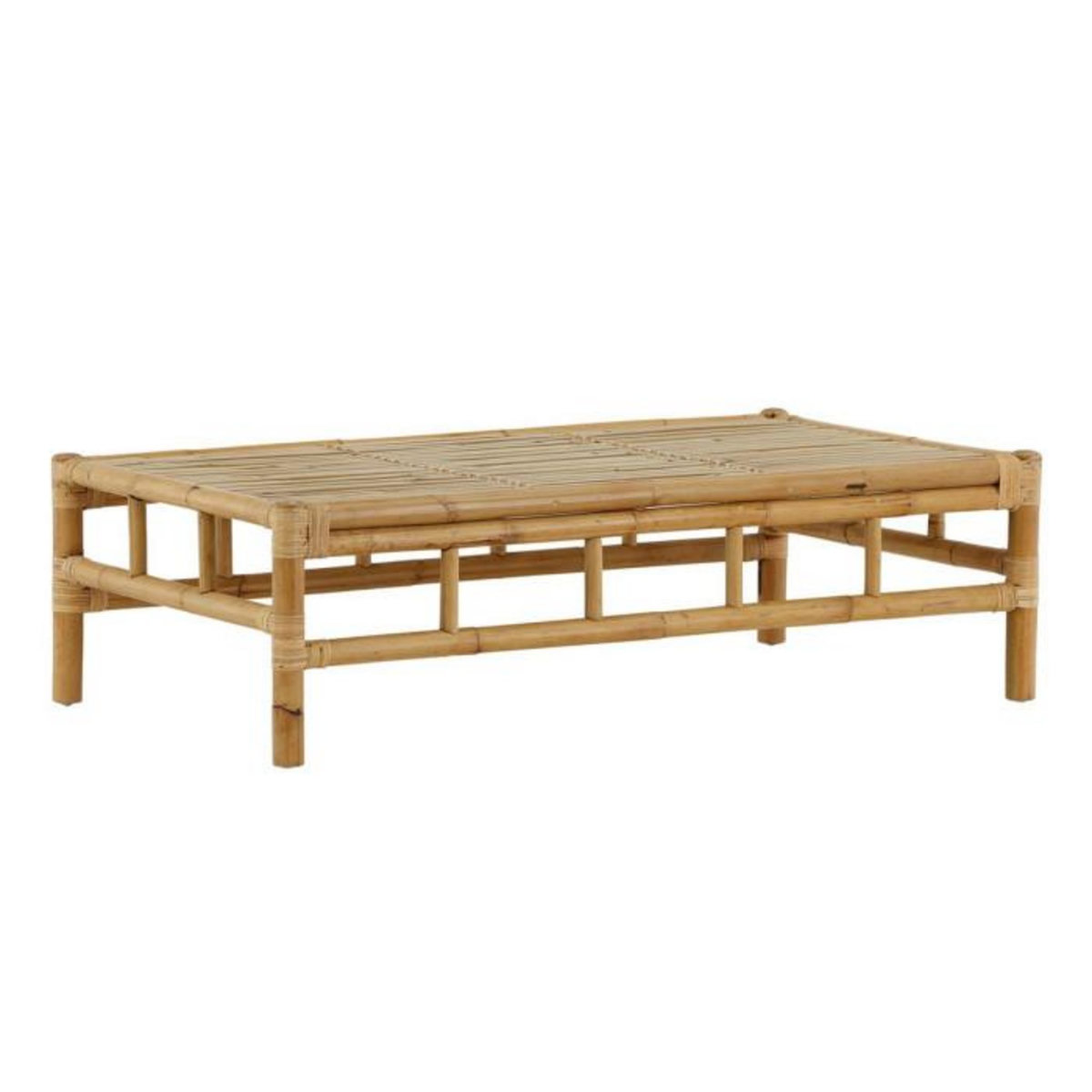 Paris Prix Table Basse de Jardin  Cane  120cm Naturel