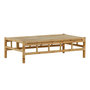Voir la diapositive 1 : Paris Prix Table Basse de Jardin  Cane  120cm Naturel
