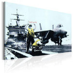 Paris Prix Tableau Imprimé  Applause - Banksy. Coloris disponibles : Multicolore