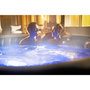 Voir la diapositive 6 : BESTWAY Spa gonflable BESTWAY - Lay-Z-Spa Santorini - 5 a 7 places -Rond (Livré avec 5 appuie-tete rembourrés + 2 LED a eau ColorJet)