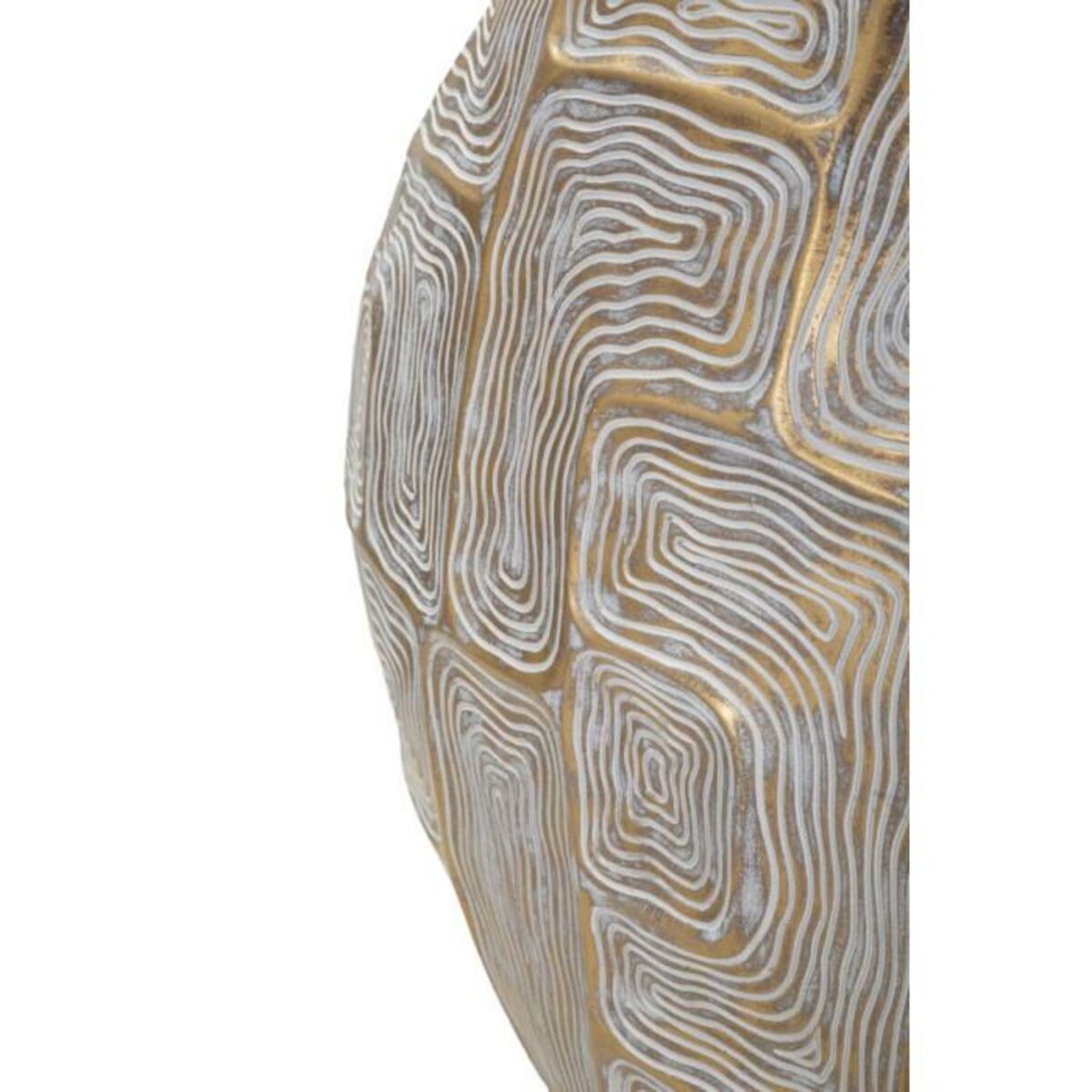 Paris Prix Vase Design en Résine  Elips  36cm Or