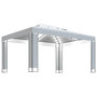 Voir la diapositive 1 : VIDAXL Tonnelle avec guirlande lumineuse a LED 3x4 m Blanc
