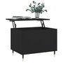 Voir la diapositive 4 : VIDAXL Table basse Noir 60x44,5x45 cm Bois d'ingenierie
