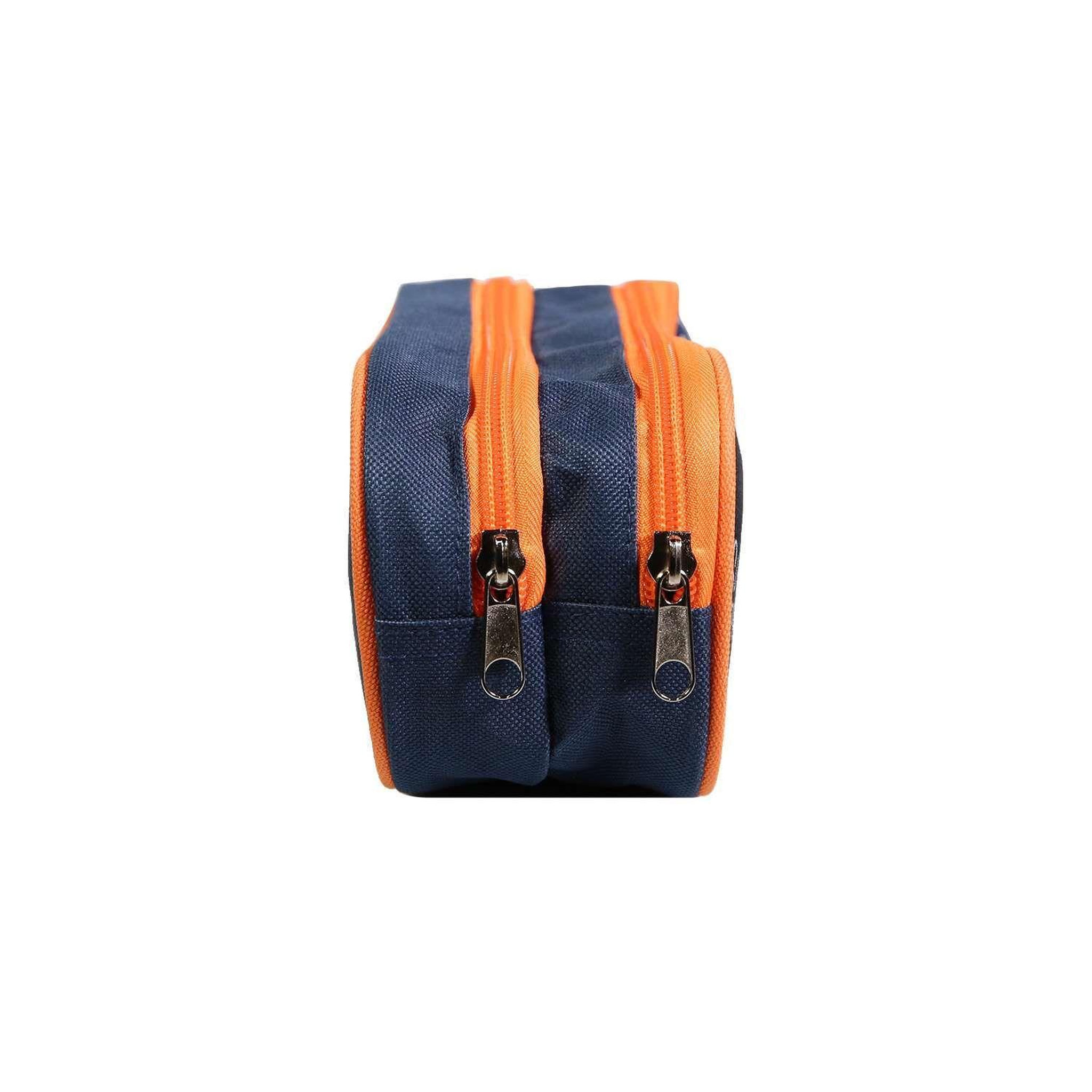 Voir la diapositive 3 : Bagtrotter BAGTROTTER Trousse scolaire 2 compartiments Vorax Dinosaure Bleue