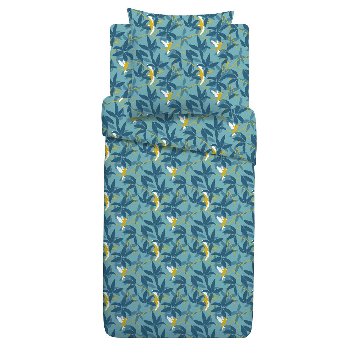 Parure housse de couette fantaisie en microfibre PALMA