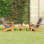 Voir la diapositive 1 : VIDAXL Ensemble de salon de jardin Adirondack 3 pcs bois acacia solide