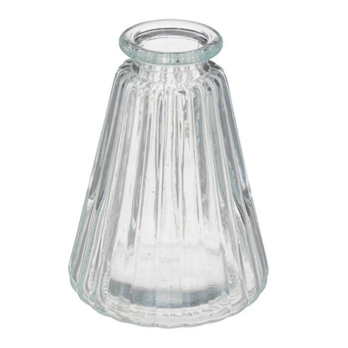 ATMOSPHERA Lot de 3 Soliflores en Verre  Lour  25cm Transparent