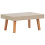 Voir la diapositive 3 : VIDAXL Salon de jardin 2 pcs avec coussins Resine tressee Beige