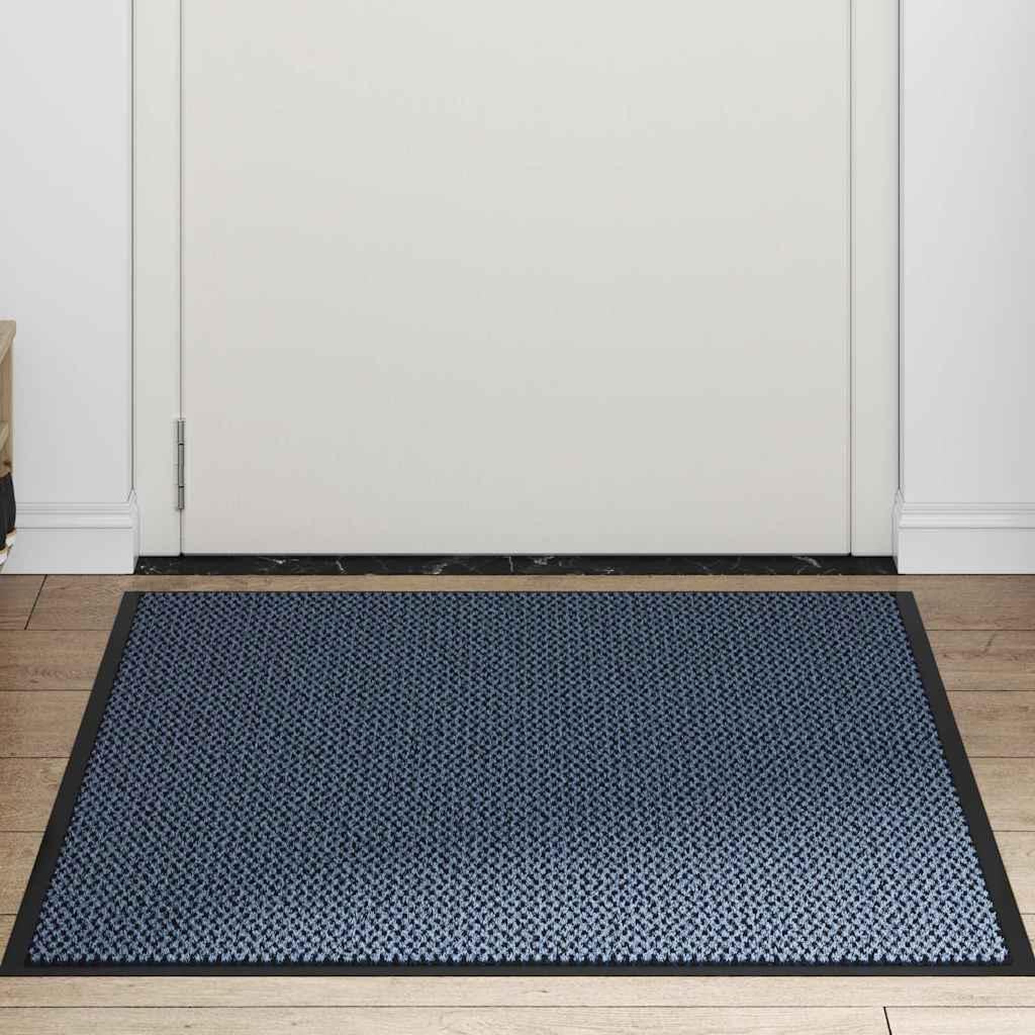 Voir la diapositive 2 : VIDAXL Paillasson bleu 90x120 cm