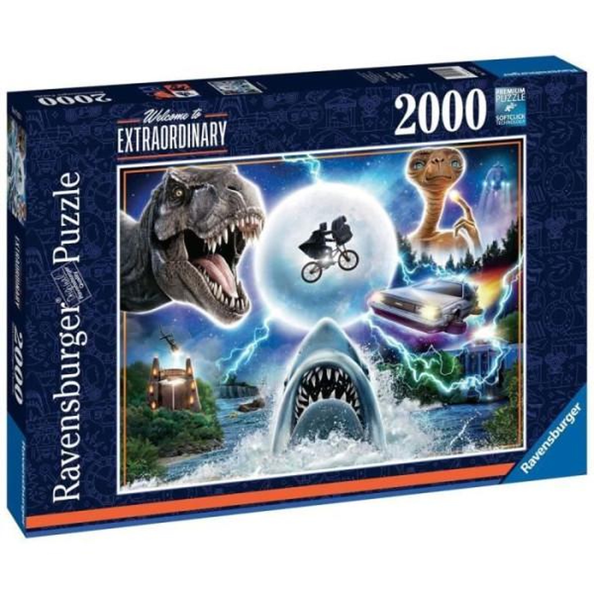 RAVENSBURGER Puzzle 2000 pieces les films cultes d'universal - ravensburger - cinéma - adulte - multicolore