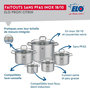 Voir la diapositive 3 : ELO Ensemble de 2 Poêles de cuisson 28 et 32 cm et 5 faitouts 12, 14, 16, 20 et 26 cm Elo Profi Citrin