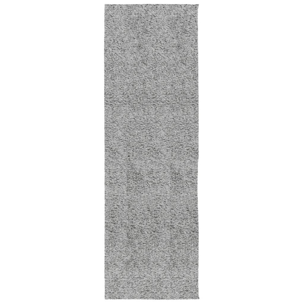 VIDAXL Tapis shaggy PAMPLONA poils longs moderne gris 80x250 cm