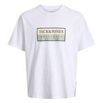 Jack & Jones T-Shirt Blanc Homme Jack & Jones Frederiksberg. Coloris disponibles : Blanc