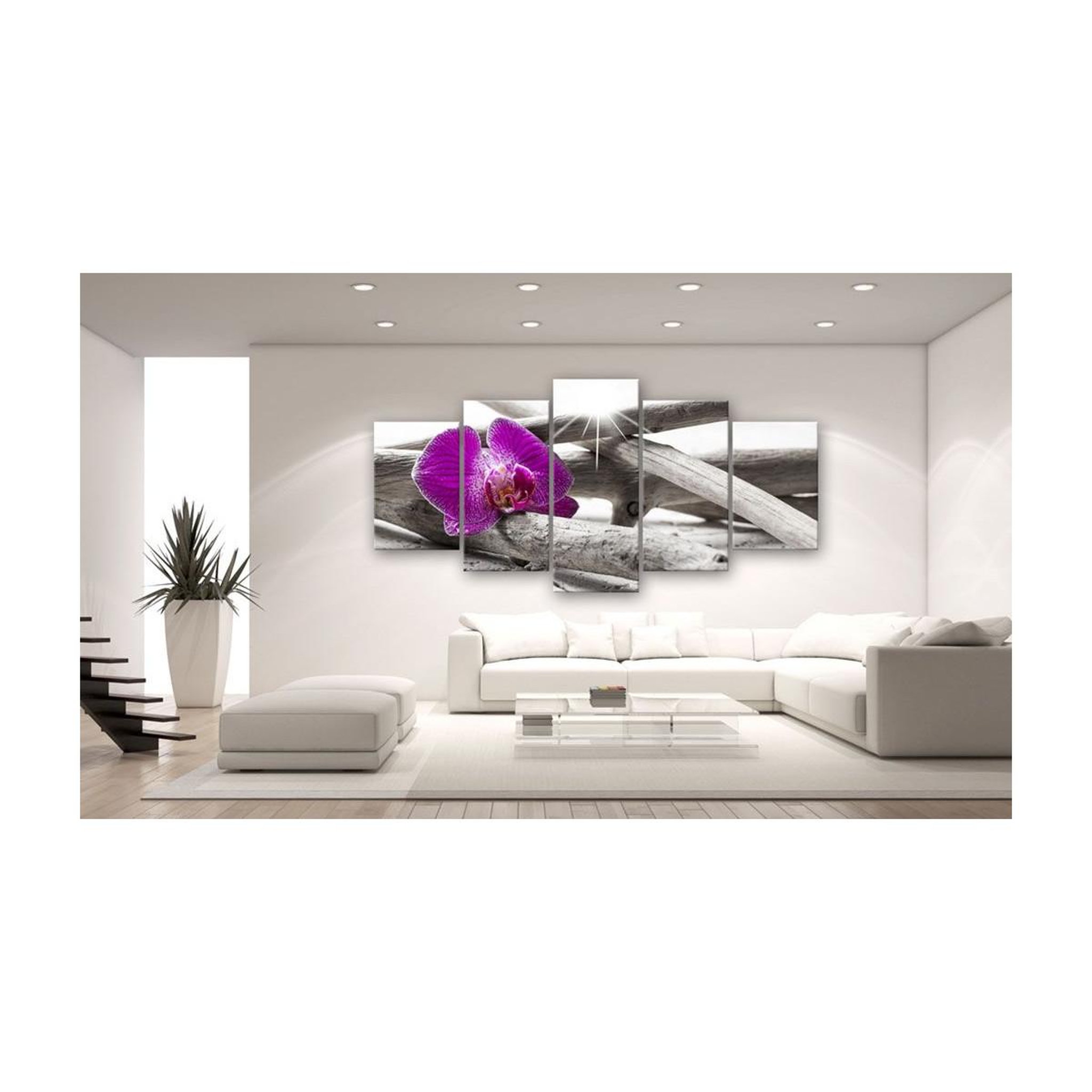 Voir la diapositive 2 : Paris Prix Tableau Imprimé  Orchid on Beach