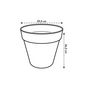 Voir la diapositive 2 : ELHO Pot de fleurs rond Loft Urban Ø 30 x H.26 cm - Anthracite