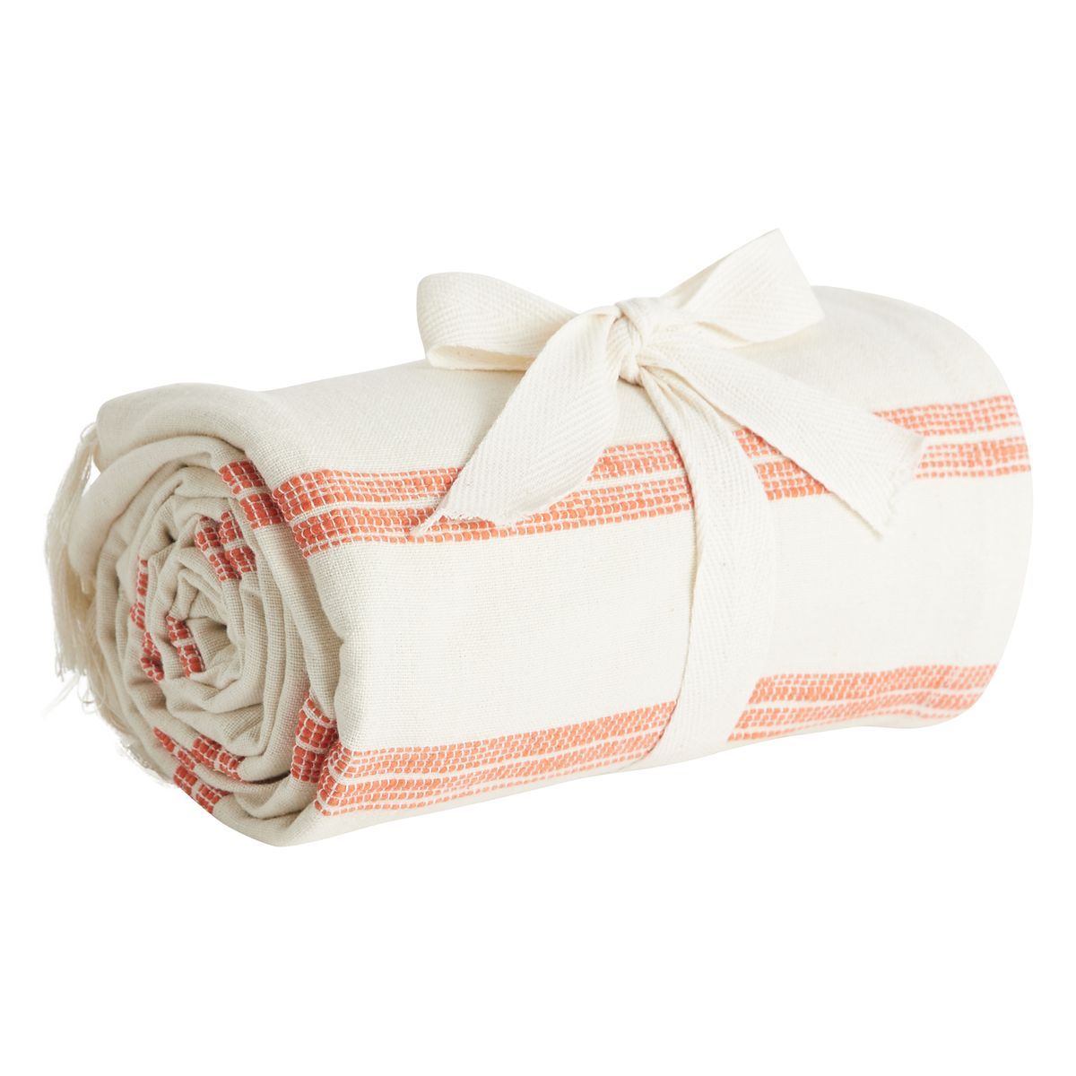 ACTUEL Couverture unie en coton BEACH 