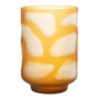 Voir la diapositive 1 : Paris Prix Vase Design en Verre Taches  Hortense  26cm Ocre
