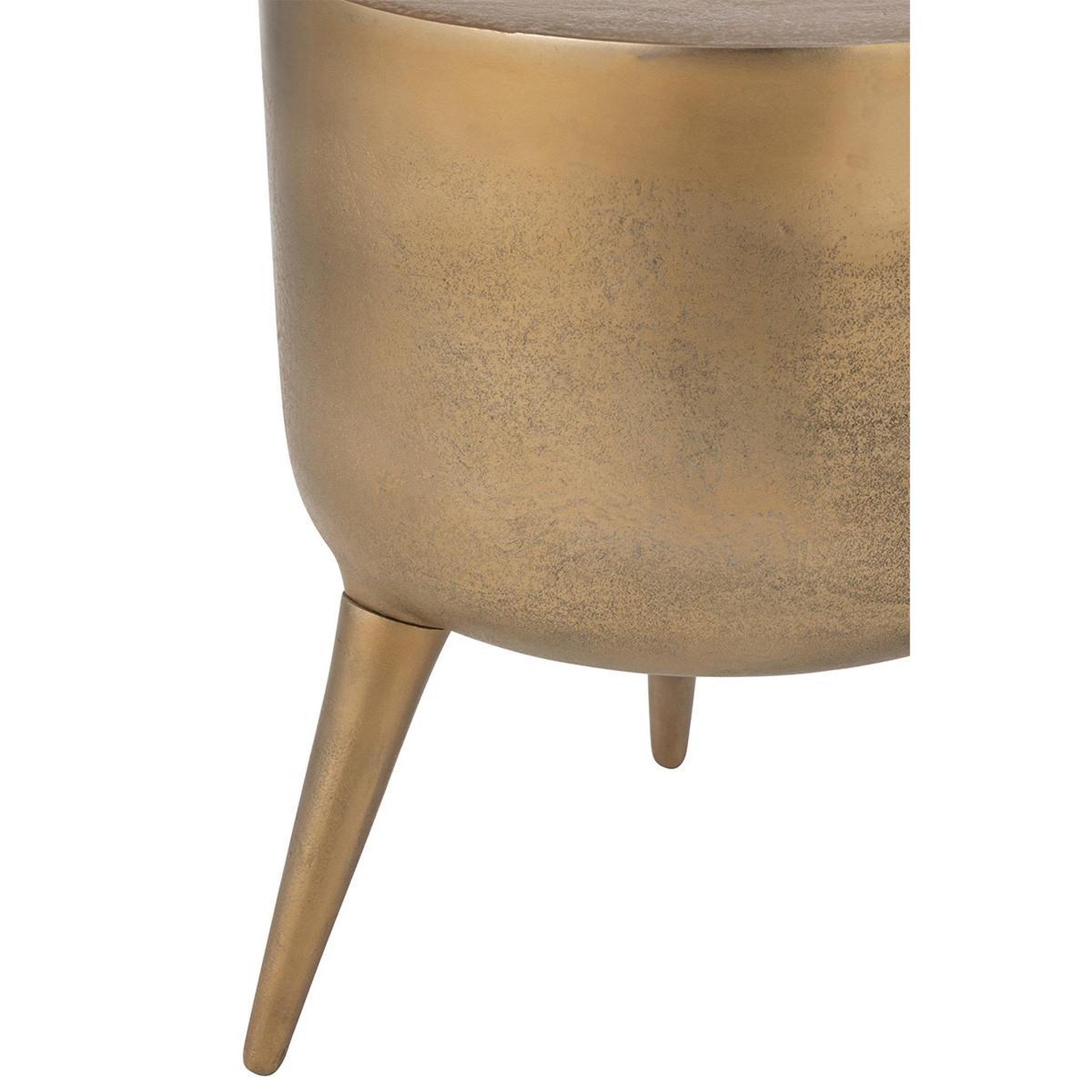 Voir la diapositive 3 : J-LINE Tabouret design  fone  41cm or