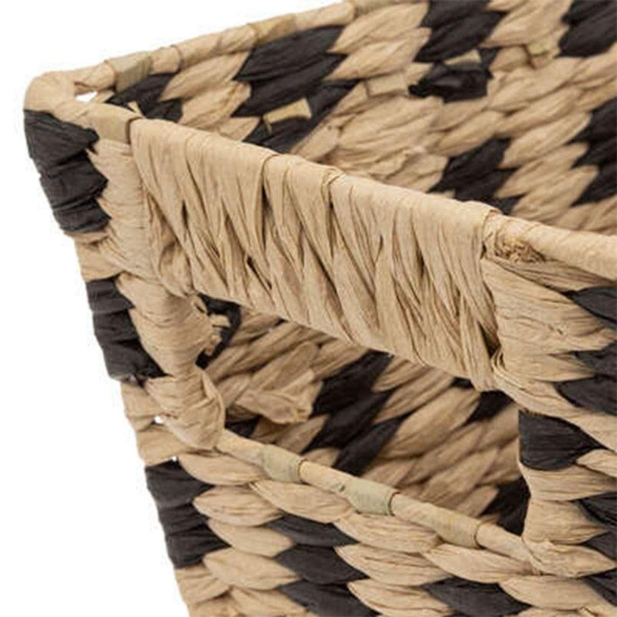  Panier de Rangement  Terre Inconnue  15x31cm Beige