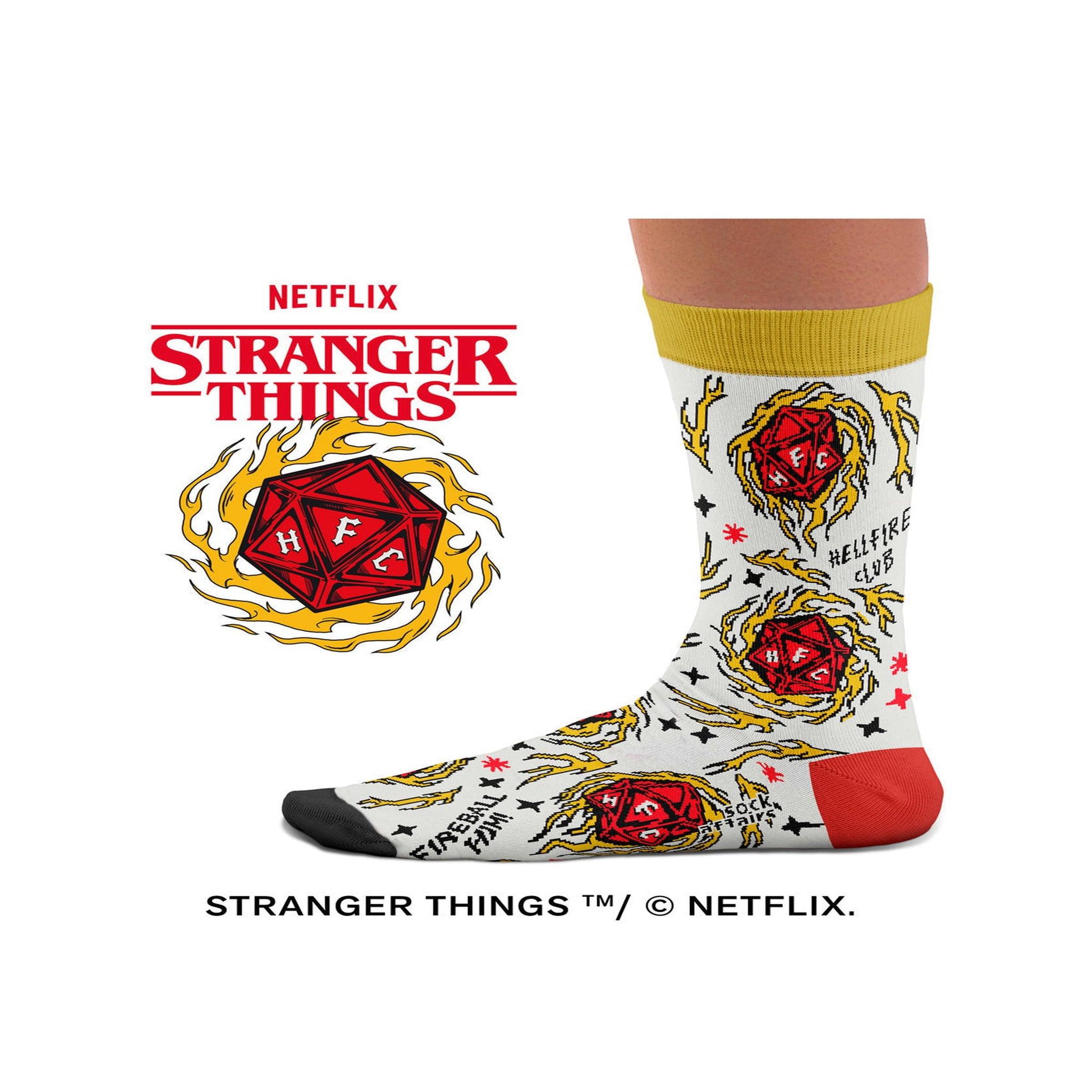 Voir la diapositive 4 : SOCK AFFAIRS Chaussettes stranger things d20