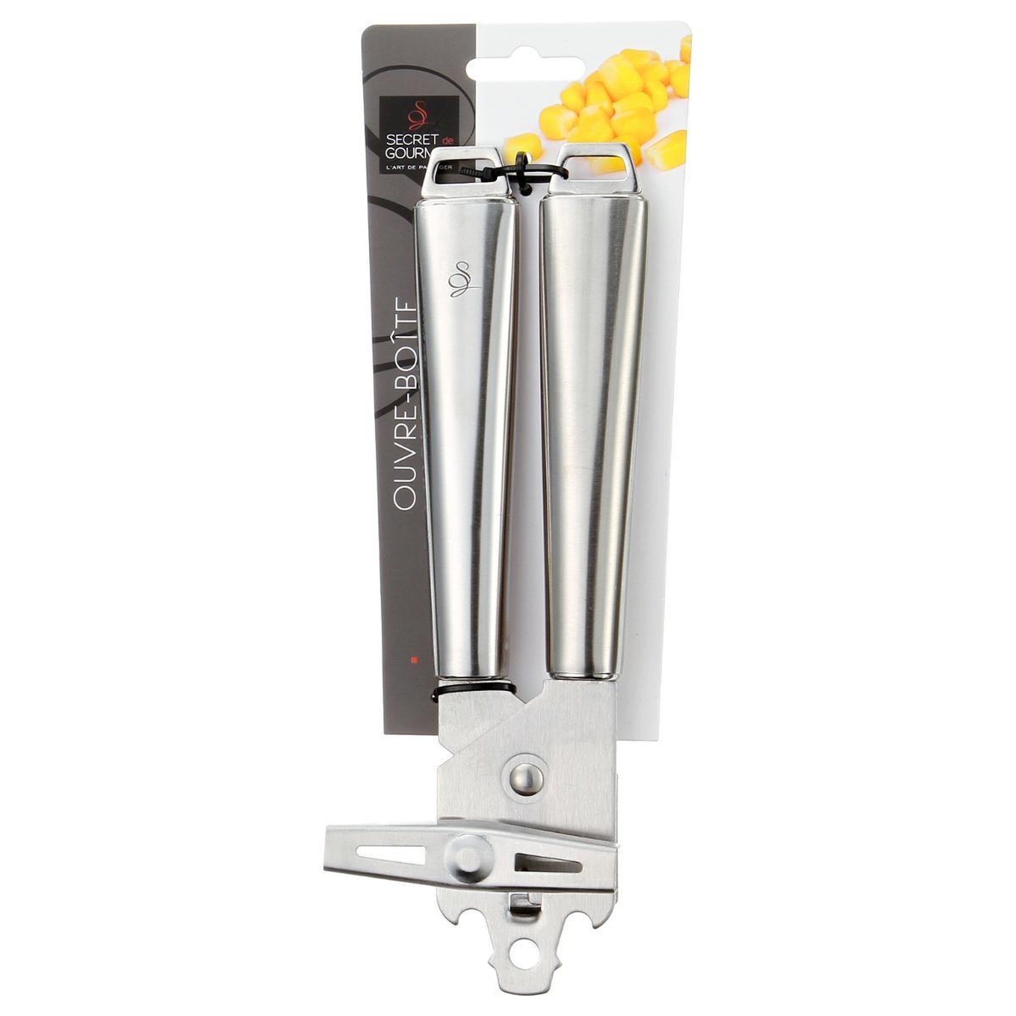 Voir la diapositive 3 : FIVE Ouvre-boîte inox 22cm argent