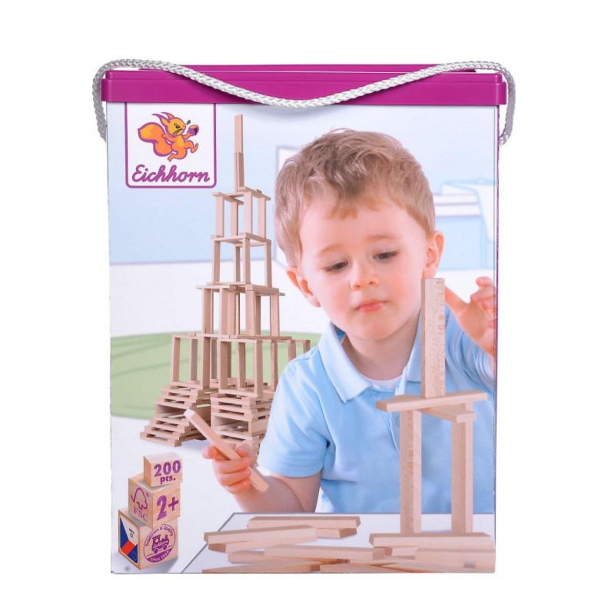 Eichhorn Eichhorn Wooden Building Boards, 200 pcs.