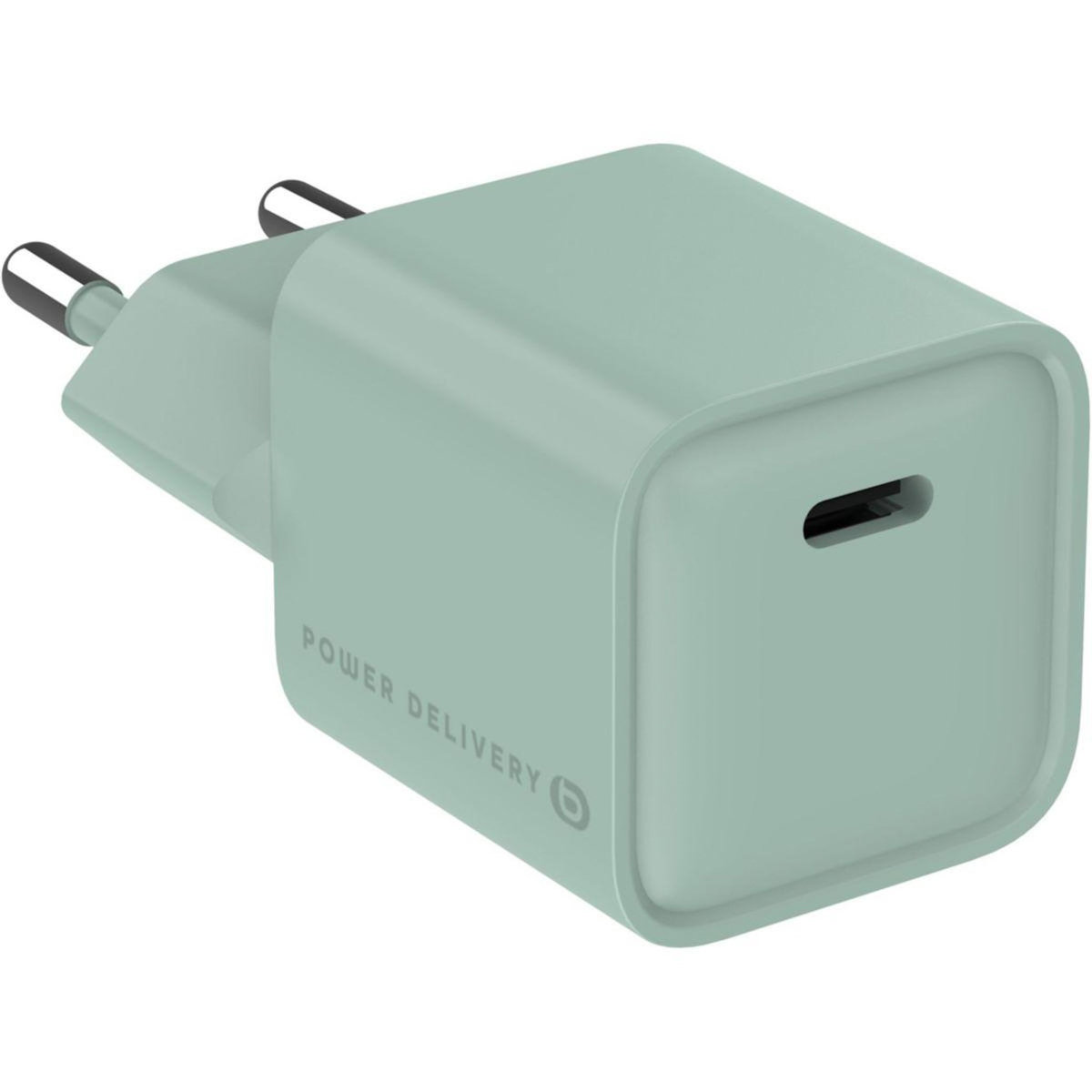 ESSENTIEL B Chargeur USB-C 30W vert métallisé