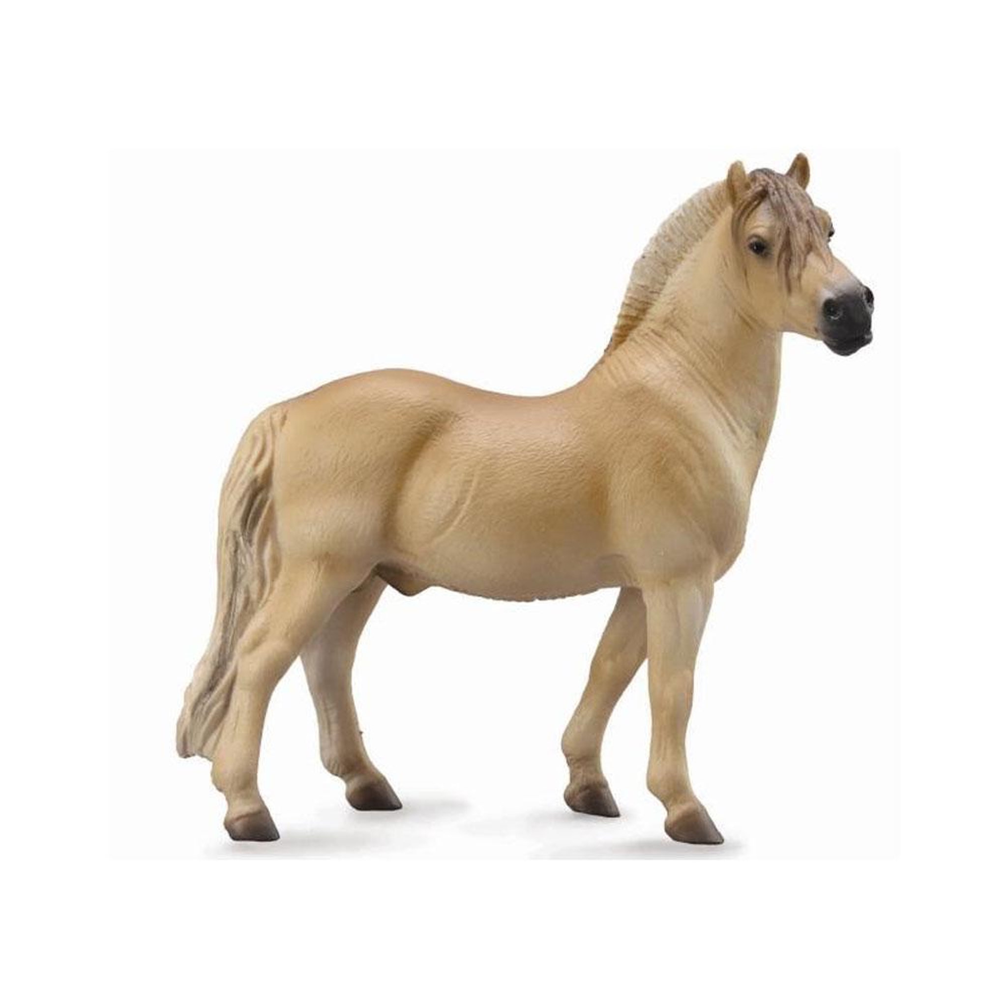 Figurines Collecta Figurine Cheval : Etalon Fjord isabelle brun