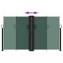 Voir la diapositive 5 : VIDAXL Auvent lateral retractable vert fonce 140x1200 cm