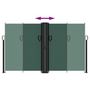 Voir la diapositive 5 : VIDAXL Auvent lateral retractable vert fonce 140x1200 cm