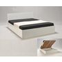 Voir la diapositive 7 : Ensemble Lit coffre avec tête de lit et sommier relevable  140x190 cm BARCELONA + matelas 140x190 cm DIONE