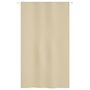 Voir la diapositive 2 : VIDAXL Ecran de balcon Beige 140x240 cm Tissu Oxford