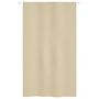 Voir la diapositive 2 : VIDAXL Ecran de balcon Beige 140x240 cm Tissu Oxford