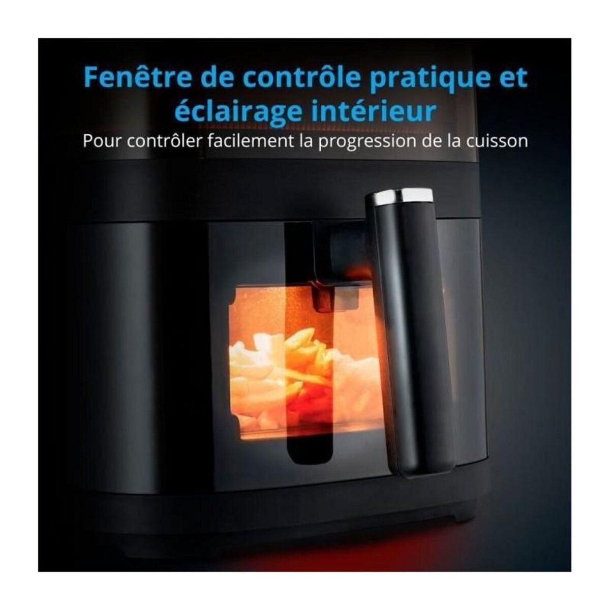 Medion Friteuse a air chaud sans huile - MD 11780 - Température jusqu'a 230 °C - 10 programmes - 5 L - 1500 Watt